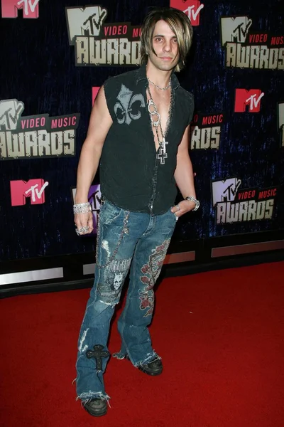 Criss Angel chegou ao MTV Video Music Awards de 2007. The Palms Hotel And Casino, Las Vegas, NV. 09-09-07 — Fotografia de Stock