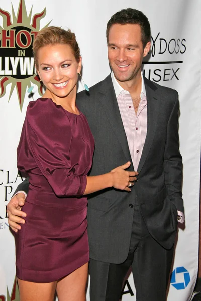 Becki Newton, Chris Diamantopoulos — Stock Photo, Image