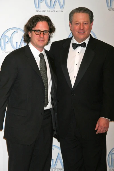 2007 Producers Guild Awards Sala Stampa — Foto Stock