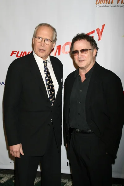 Chevy chase och albert brooks — Stockfoto