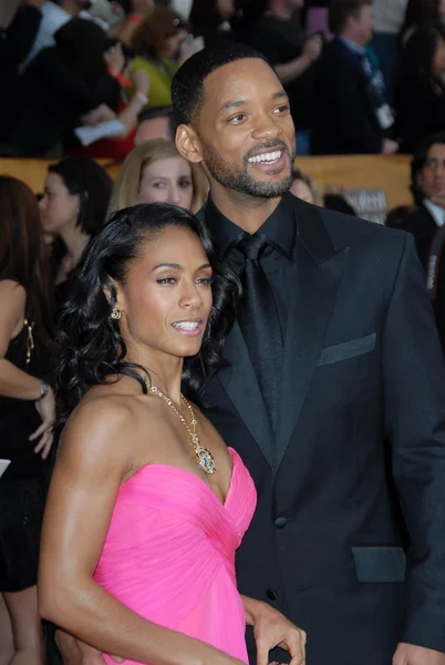 Jada Pinkett-Smith and Will Smith — Stock Photo, Image