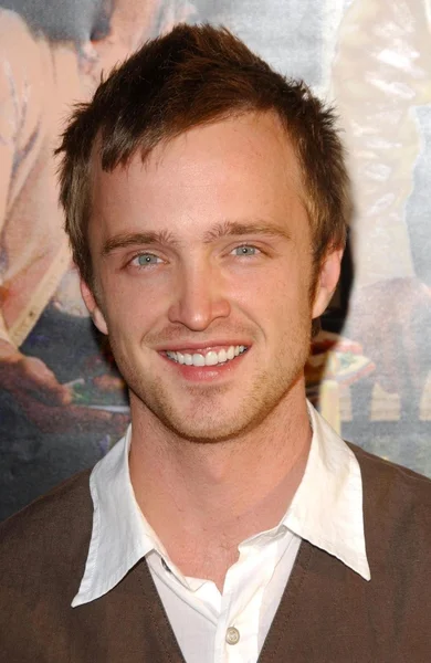 Aaron Paul at the season premiere of Big Love. The Cinerama Dome, Hollywood, CA. 06-07-07 — Stock Photo, Image