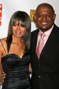 Keisha whitaker ve 12 yıllık eleştirmenlerin seçimi Ödülleri'nde forest whitaker. Santa monica civic auditorium, santa monica, ca. 01-12-07