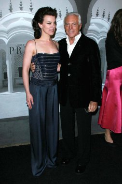 Debi Mazar and Giorgio Armani clipart