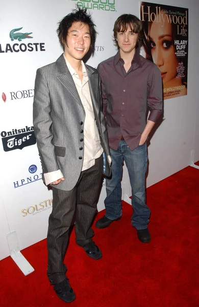 Aaron yoo- en reece thompson op hollywood leven tijdschriften 9e jaarlijkse jonge hollywood awards. muziekdoos, hollywood, ca. 04-22-07 — Stockfoto