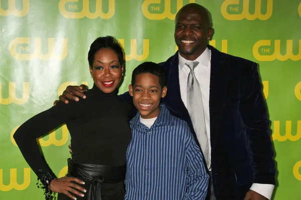 Tichina Arnold con Tyler James Williams y Terry Crews — Foto de Stock