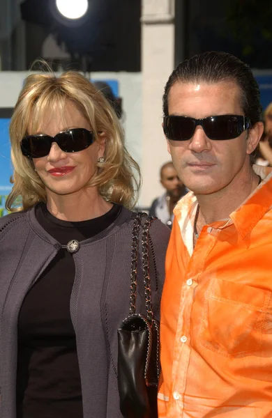 Melanie Griffith and Antonio Banderas — Stock Photo, Image