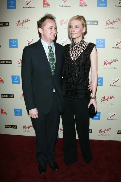 Andrew Upton, Cate Blanchett — Foto de Stock