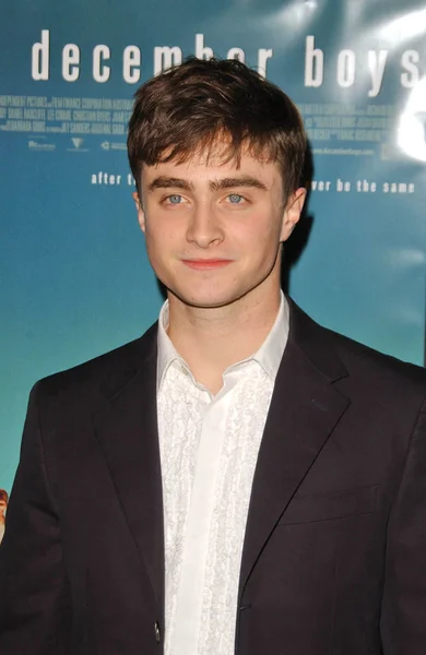 Daniel Radcliffe no Los Angeles Premiere of DECEMBER BOYS. Directors Guild of America, Los Angeles, CA. 09-06-07 — Fotografia de Stock