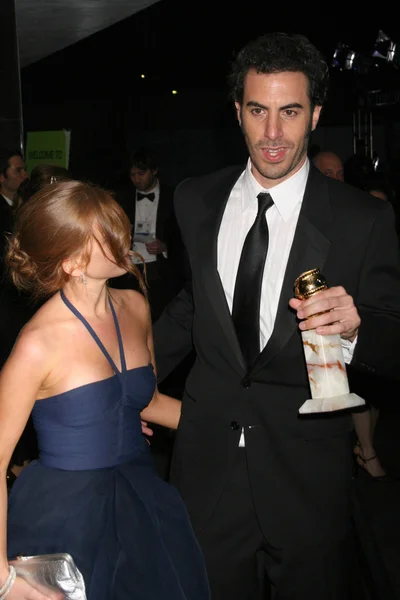 Isla Fisher e Sacha Barão Cohen — Fotografia de Stock