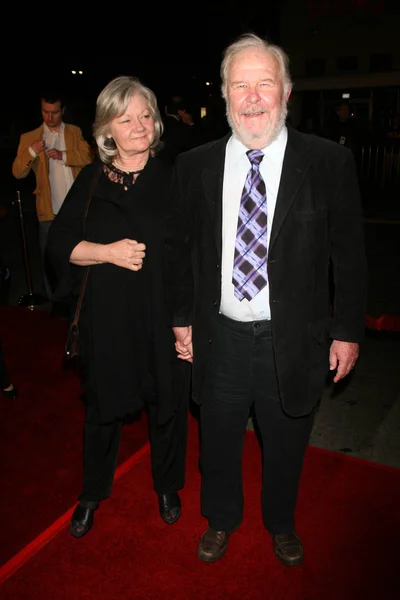 Ned Beatty e la moglie Sandra — Foto Stock
