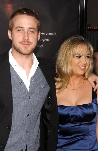 Ryan Gosling and sister Mandi — Stock Photo, Image