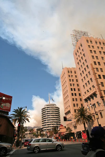 2007 Hollywood Hills Fire — Stock Photo, Image