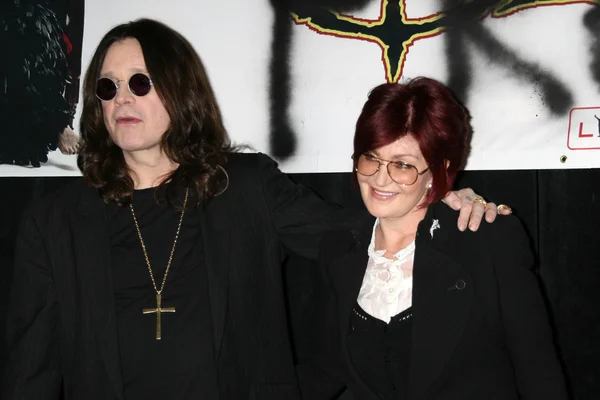 Ozzy osbourne i sharon osbourne — Zdjęcie stockowe