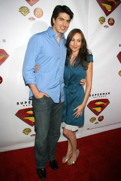 Brandon routh, ford courtney — Foto Stock