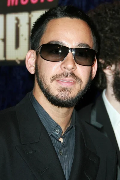 Linkin park anländer vid 2007 mtv video music awards. palms hotel och casino, las vegas, nv. 09-09-07 — Stockfoto