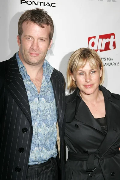 Thomas jane i patricia arquette — Zdjęcie stockowe