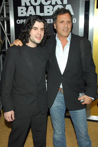 Sage Stallone and Frank Stallone — Stock Photo, Image