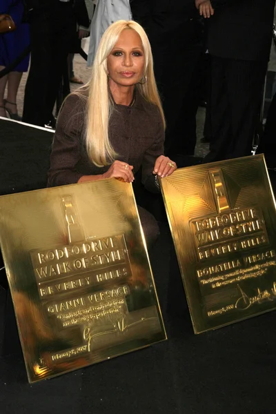 Donatella versace — Stockfoto