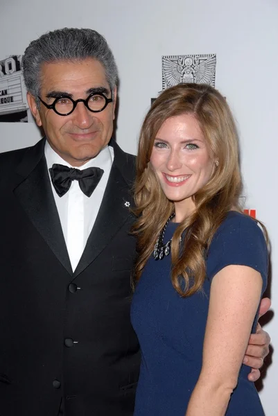 Eugene Levy and daughter — Stock Photo, Image