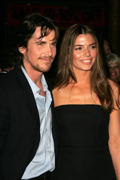 Christian Bale y Sibi Blazic — Foto de Stock