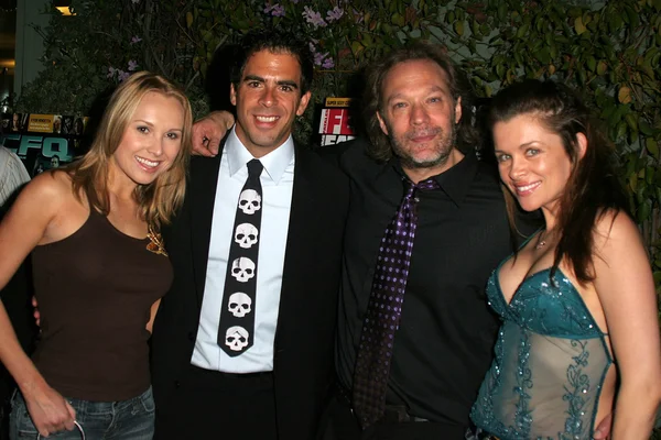 Alana Curry, Eli Roth and Alicia Arden at the 32nd Annual Saturn Awards - After Party sponsored by Femme Fatale Magazine, Carl Strauss Brewery at Universal City Walk, Universal City, CA. 05-02-06 — Stock Photo, Image