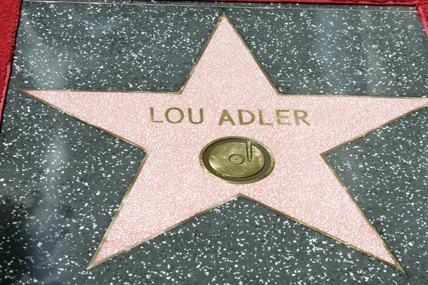 Lou adler hollywood walk of fame zeremonie — Stockfoto