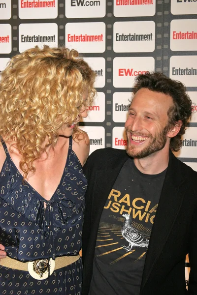 Jenna elfman ve bodhi elfman — Stok fotoğraf