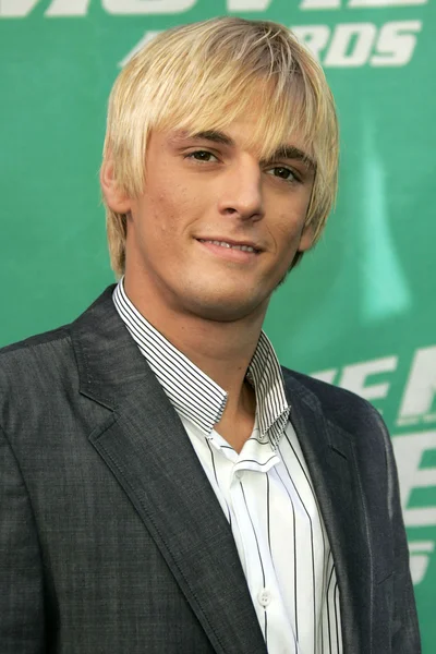 Aaron Carter arriving at the 2006 MTV Movie Awards. Sony Pictures, Culver City, CA. 06-03-06 — Stock Photo, Image