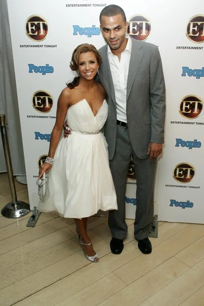 Eva Longoria y Tony Parker — Foto de Stock