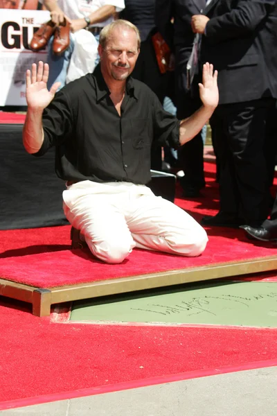 Kevin Costner Cerimonia di stampa mani e piedi — Foto Stock