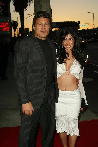 Steven Bauer and Nadia Rowinsky — Stock Photo, Image