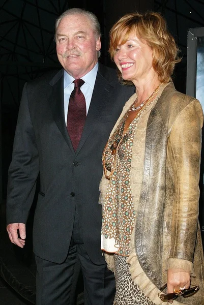 Stacy keach och malgosia tomassi — Stockfoto