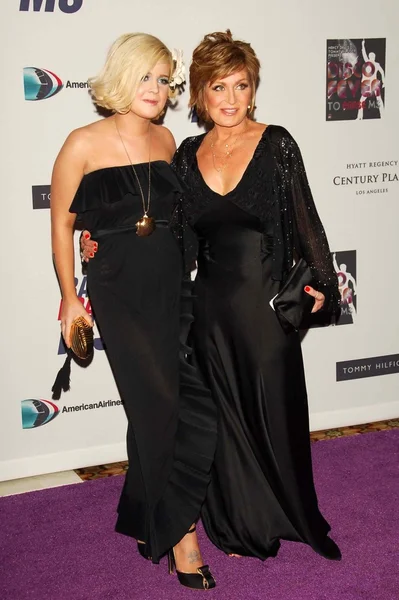 Sharon osbourne ve kelly osbourne — Stok fotoğraf