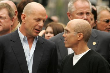 Bruce willis hollywood şöhret töreni yürümek