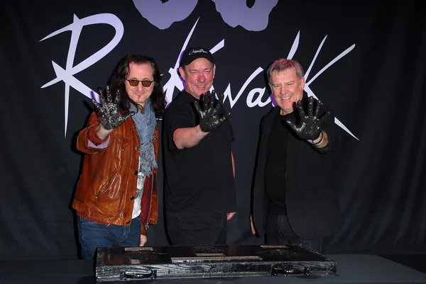 Neil Peart, Geddy Lee, Alex Lifeson — Fotografia de Stock