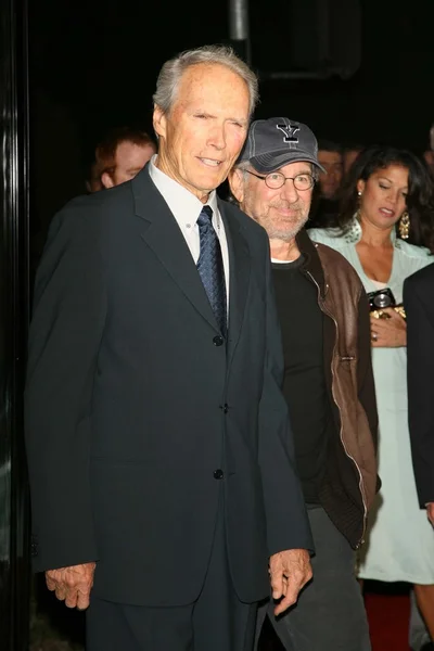 Clint Eastwood y Steven Spielberg — Foto de Stock