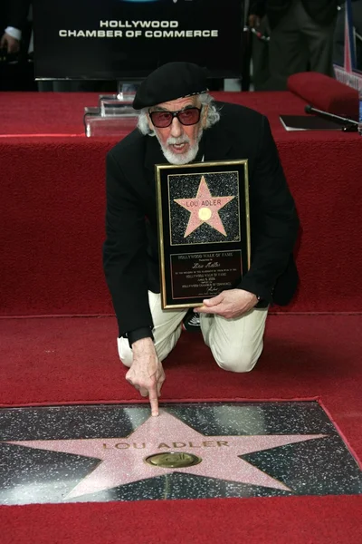 Lou Adler Hollywood Walk of Fame Ceremony — Stock Photo, Image