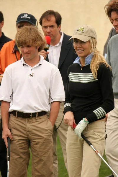 Haley Joel Osment og Heather Locklear – stockfoto