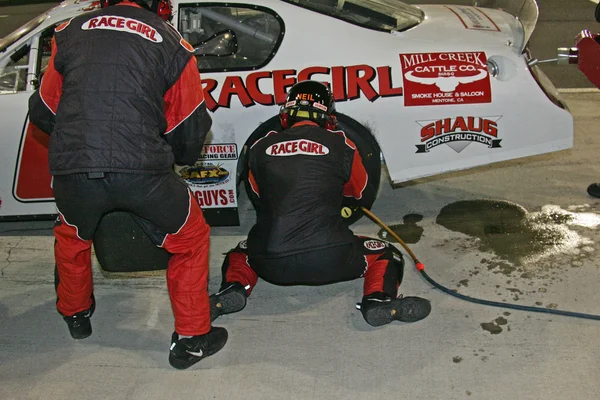 Bridgetta Tomarchio es la chica de carrera de la serie Busch de NASCAR —  Fotos de Stock