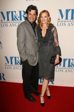 alan rosenberg ve marg helgenberger yıllık los angeles gala televizyon ve radyo Müzesi'nde. Regent beverly wilshire hotel, beverly hills, ca. 10-30-06