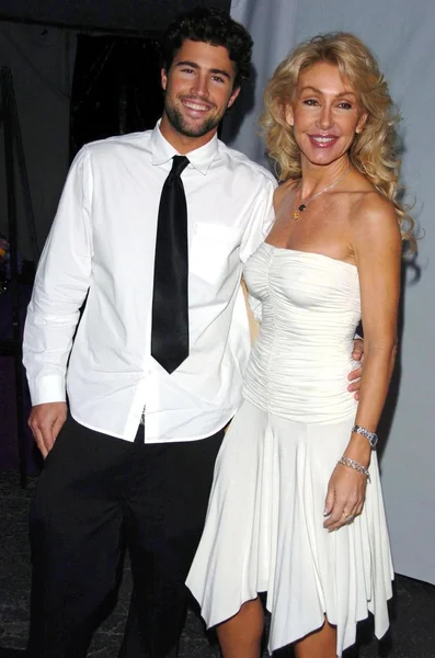 Brandon Jenner and Linda Thompson — Stock Photo, Image