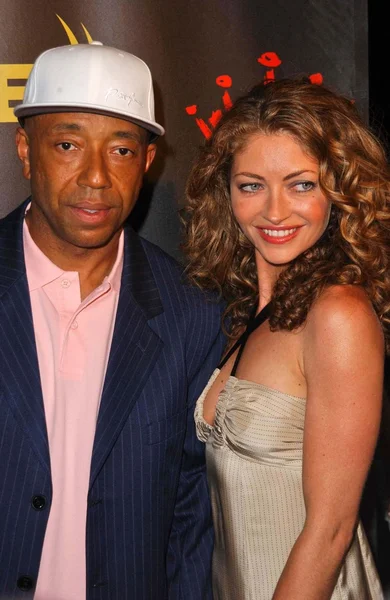 Russell simmons a rebecca gayheart — Stock fotografie