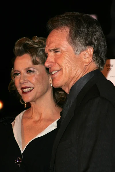 Annette Beningová, warren beatty — Stock fotografie