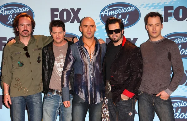 American Idol Зал для прессы 5 сезона — стоковое фото