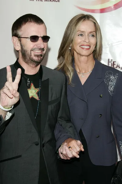 Ringo starr i barbara bach — Zdjęcie stockowe