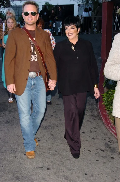 Sam Harris e Liza Minnelli — Fotografia de Stock