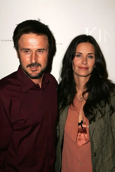 David Arquette and Courteney Cox — Stock Photo, Image