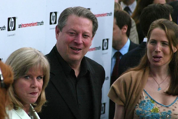 Al Gore e família — Fotografia de Stock