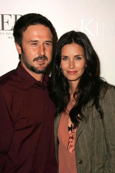 David Arquette and Courteney Cox — Stock Photo, Image